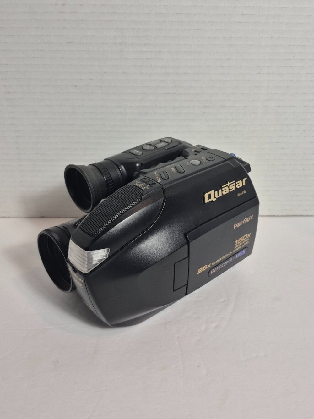 Quasar 26x Hi-Definition Zoom Lens Digital 150x Palmcorder VM-L459 Untested